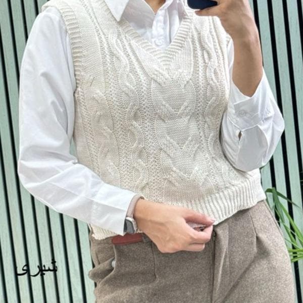 ژیله زنانه بافت نخ ترک - تصویر 7