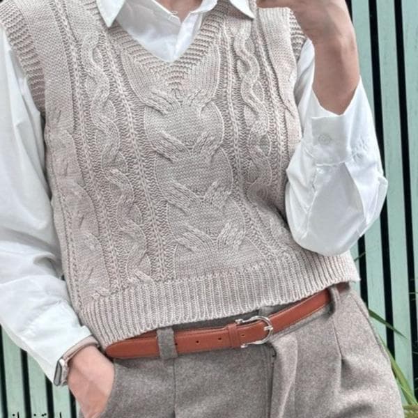 ژیله زنانه بافت نخ ترک - تصویر 13