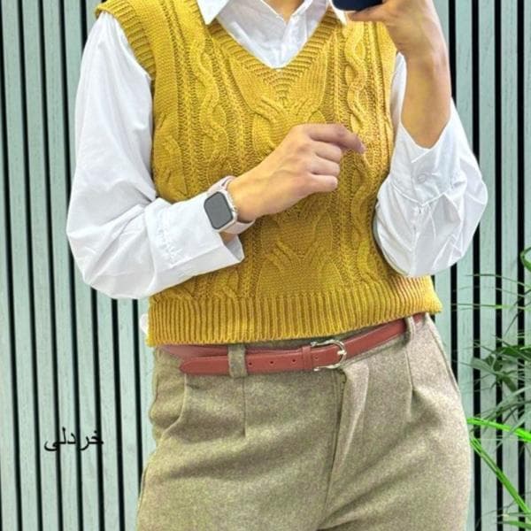 ژیله زنانه بافت نخ ترک - تصویر 9