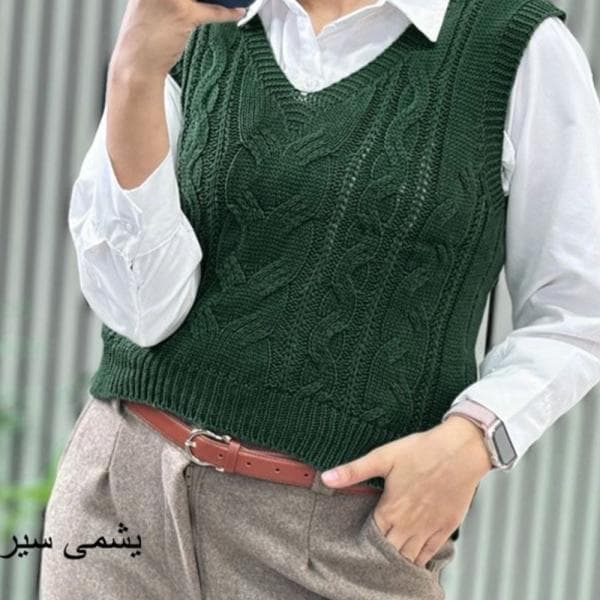 ژیله زنانه بافت نخ ترک - تصویر 3