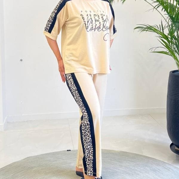 ست زنانه طرح vibes کد 10825 - تصویر 6