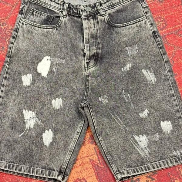 شلوارک جین مردانه پر - تصویر 6