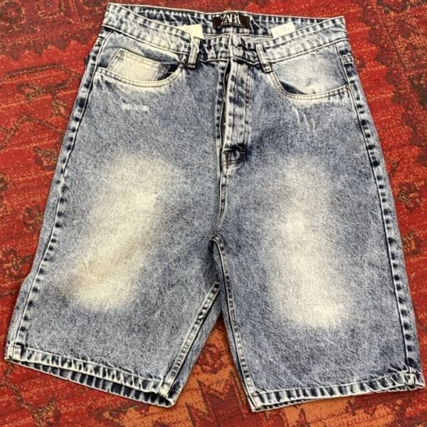 شلوارک جین مردانه پر - تصویر 4