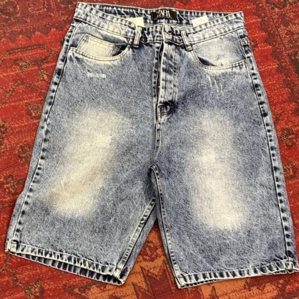 شلوارک جین مردانه پر - تصویر 3