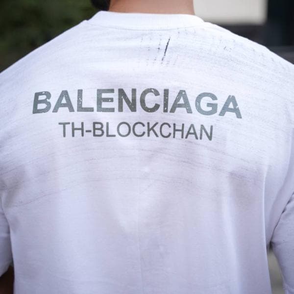 ست اسلش و تیشرت مردانه طرح بالنسیاگا - تصویر 2