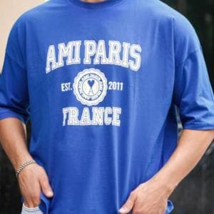 تیشرت باکسی چاپی