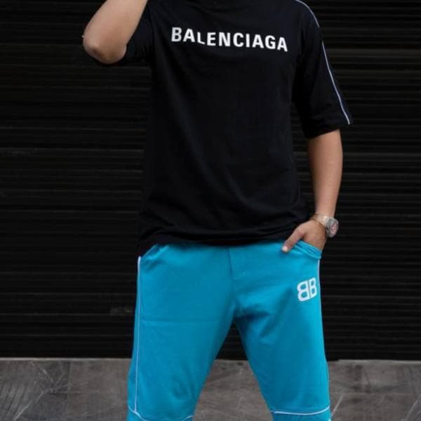 ست تیشرت و شلوارک مردانه طرح بالنسیاگا - تصویر 4