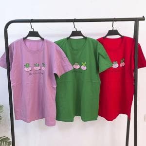 تیشرت نخپنبه سوپر  کاکتوس