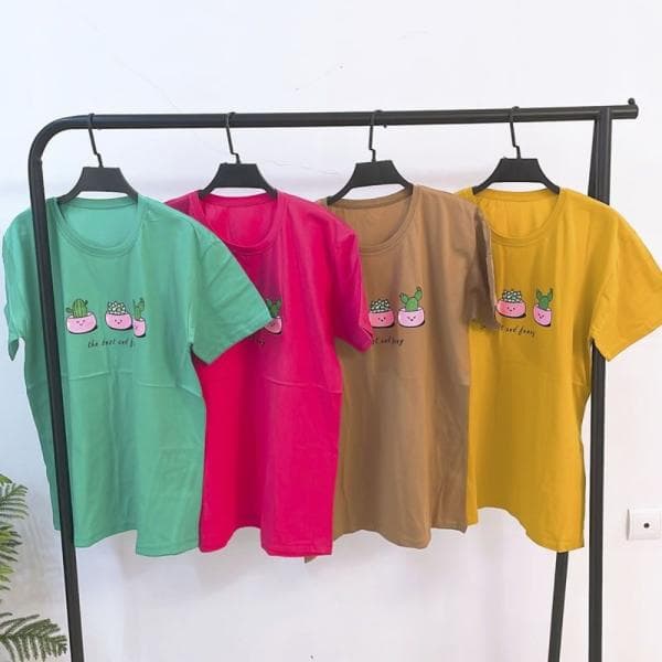 تیشرت نخپنبه سوپر  کاکتوس - تصویر 3