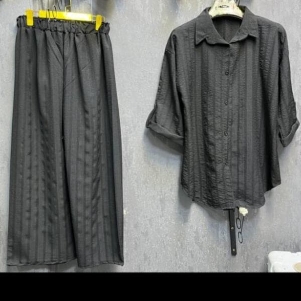 ست مانتو شلوار صوفیاطرح ژاکارد کد 314 - تصویر 1