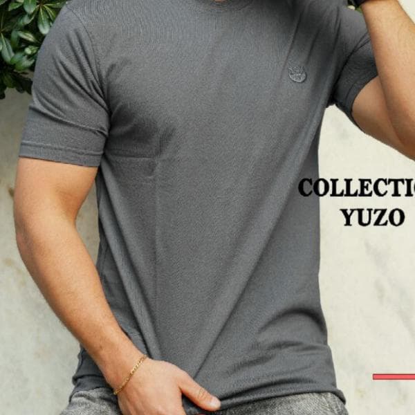 تیشرت پنبه 28 پوشان نخ کریستال اعلاء ساده طرح هندوانه - تصویر 3