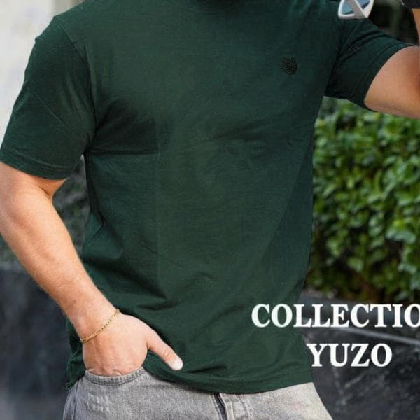 تیشرت پنبه 28 پوشان نخ کریستال اعلاء ساده طرح هندوانه - تصویر 1