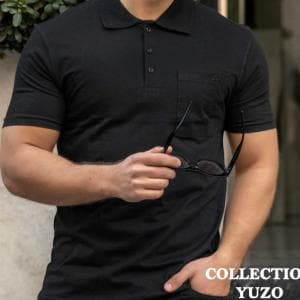 پنبه 28 پوشان اعلاء یقه دار جیب دار مشکی محرمی