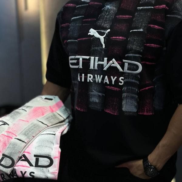 تی‌شرت باکسی پارچه دو نخ گرم بالا - تصویر 1