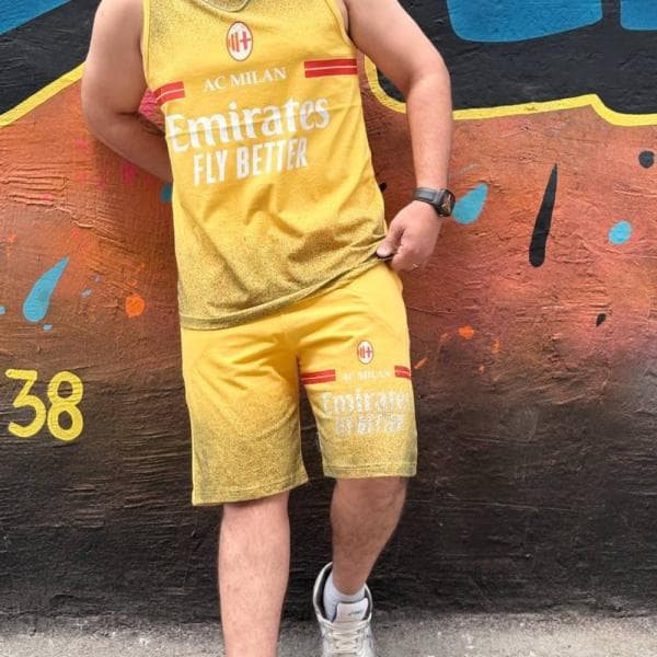 ست رکابی شلوارک پنبه - تصویر 1