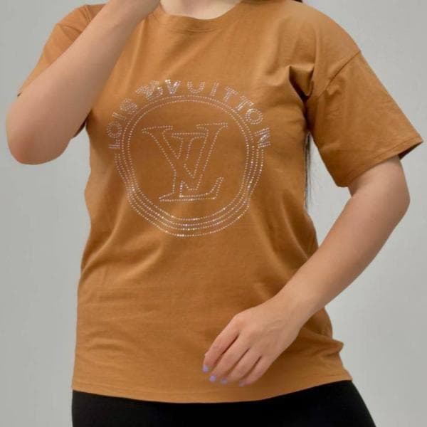 تیشرت نگین کاری LV - تصویر 1