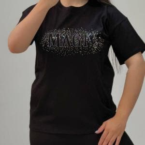 تیشرت نگین کاری