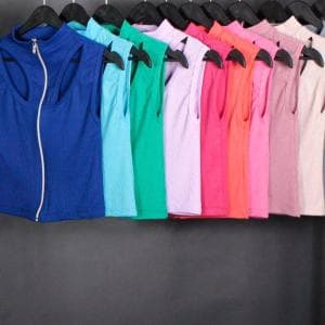 تاپ کبریتی تمام زیپ حلزونی