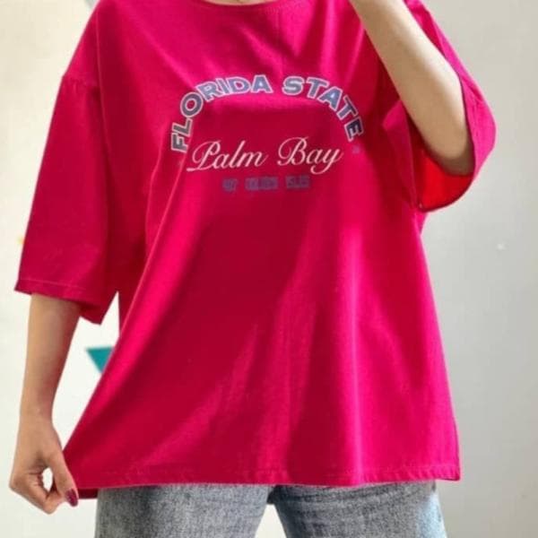 تیشرت لانگ چاپی - تصویر 1