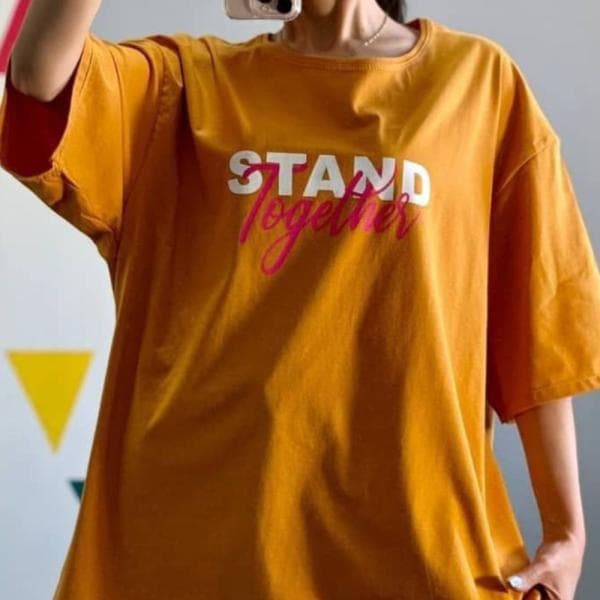 تیشرت لانگ چاپی - تصویر 1