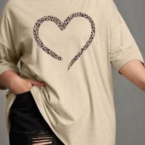 تیشرت لانگ چاپی