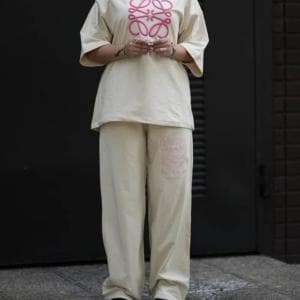 ست تیشرت شلوار بگ چاپ ذول