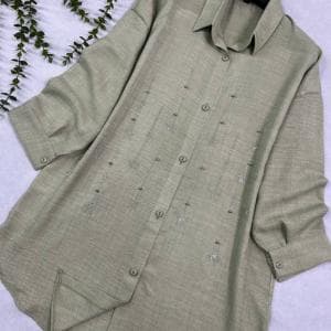 شومیز یقه دار شانتون