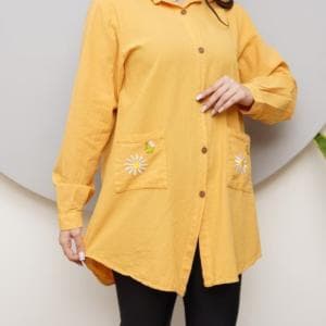 شومیز دوجیب زنبوری