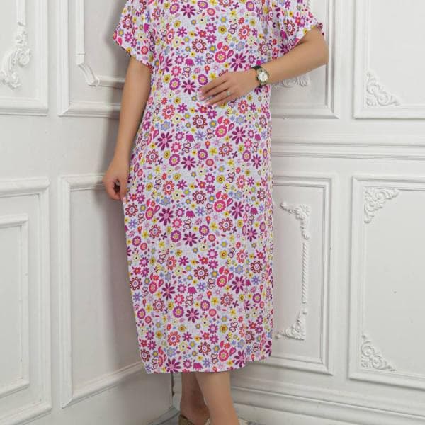 پیراهن ساحلی نخی