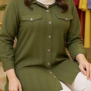 شومیز یقه مردانه قد 85