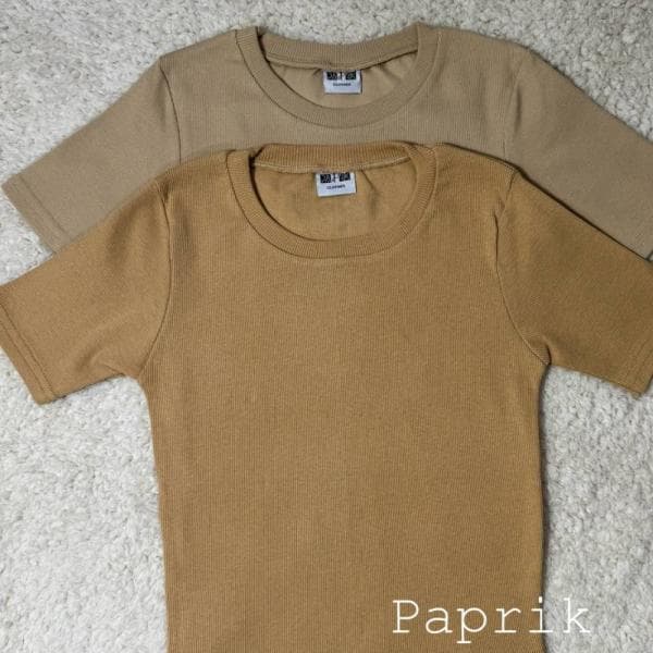 کراپ آستین کوتاه یقه #گرد - تصویر 2