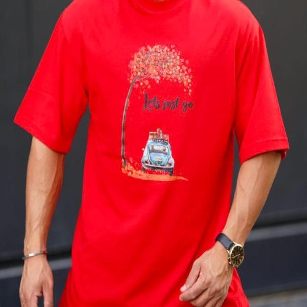 تیشرت پنبه چاپی تی دی اف - تصویر 4