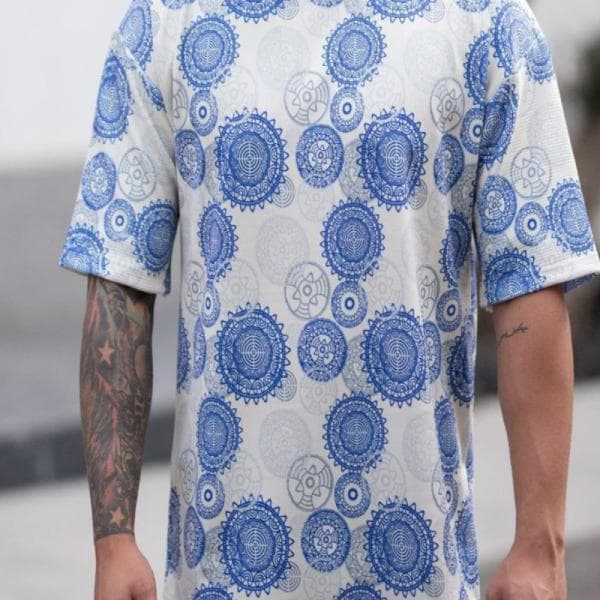 تیشرت مراکشی طرح دار - تصویر 4