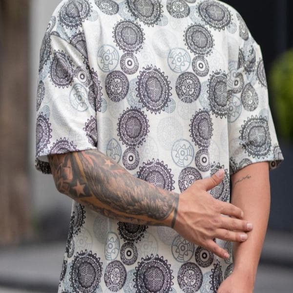 تیشرت مراکشی طرح دار - تصویر 3