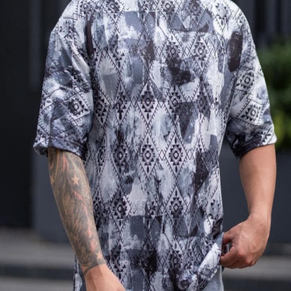 تیشرت مراکشی طرح دار - تصویر 2