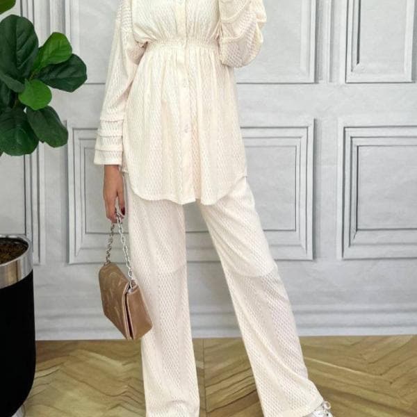 ست شومیز وشلوار یگانه کد 1143 - تصویر 2