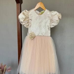 سارافن مجلسی آستین پفی