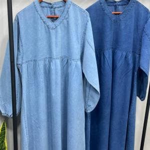 پیراهن جین بلند کد 1177