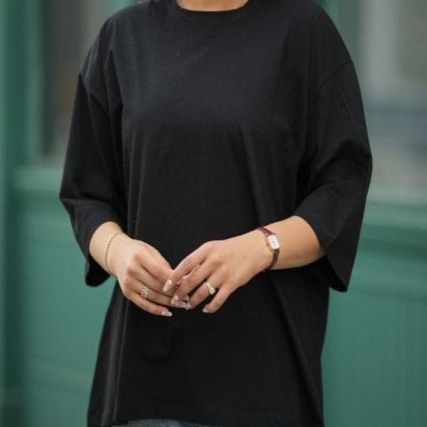 تیشرت باکسی پنبه - تصویر 1