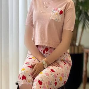 ست کراپ و شلوار برمودا