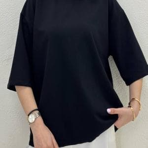 تیشرت باکسی مشکی