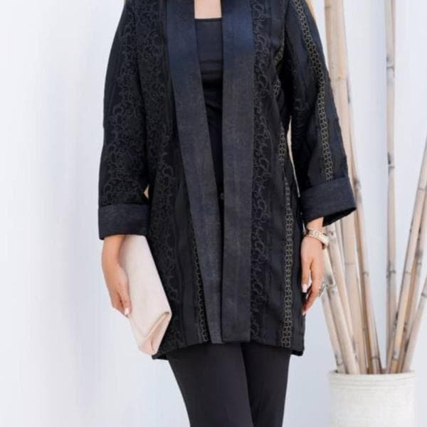 مانتو یقه شالی - تصویر 1