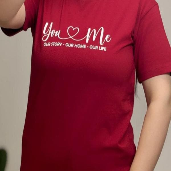 تیشرت چاپ قلب - تصویر 1