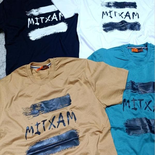 تیشرت یقه گرد قلم خور - تصویر 1