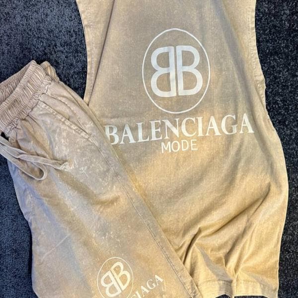 ست استین حلقه ای با شلوارک - تصویر 1