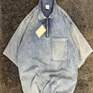 تیشرت یقه دار نیم زیپ