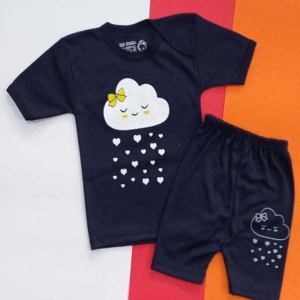 بلوز استین کوتاه شلوارک - تصویر 1