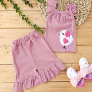 تاپ شرتک طرح گنجشک