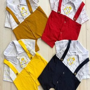 رامپر چهارخونه رنگی نی نی روز