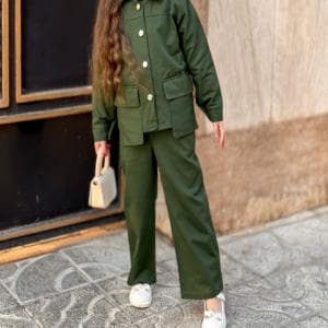 کت و شلوار کتان کجراه ۳۸۰ گرم